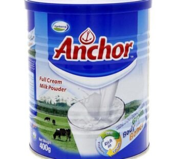 Anchor Full Cream Milk Powder 400g – Original Import (Tin)