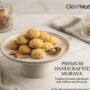 Premium Handcrafted Morava – Traditional Nankhatai with Saffron & Almonds (10 pcs)
